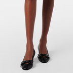 The Belle Bow Block Heel Pump