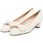 The Belle Bow Block Heel Pump