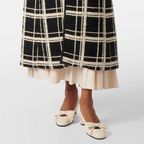 The Belle Bow Block Heel Pump