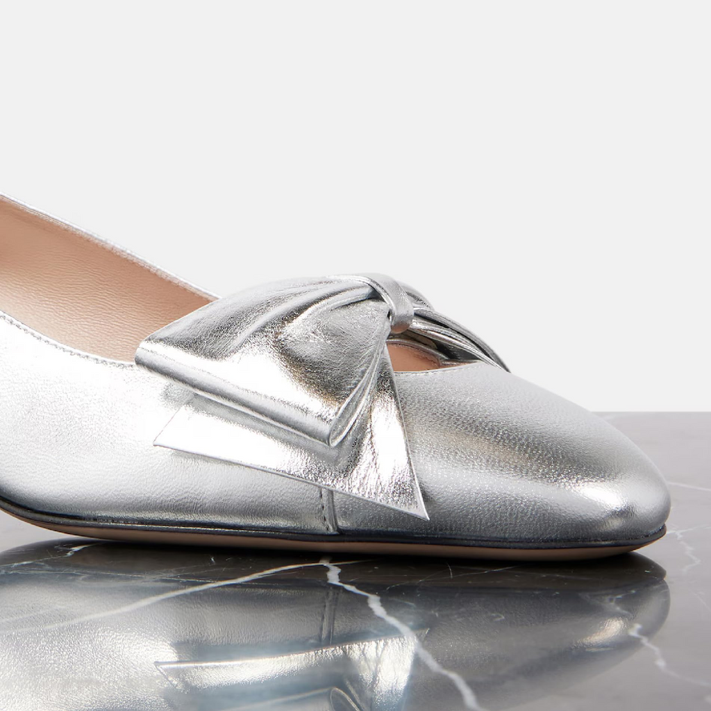 The Belle Bow Block Heel Pump