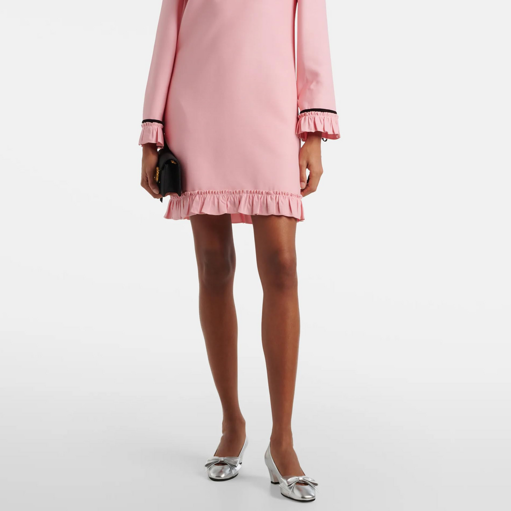 The Belle Bow Block Heel Pump