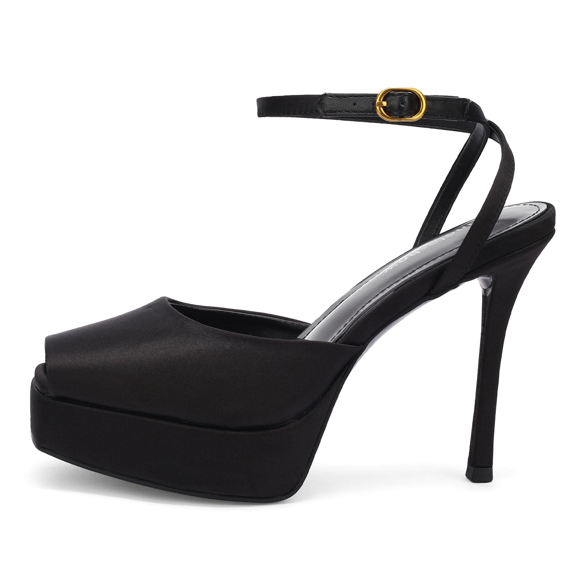 The Bianca Satin Platform Stiletto