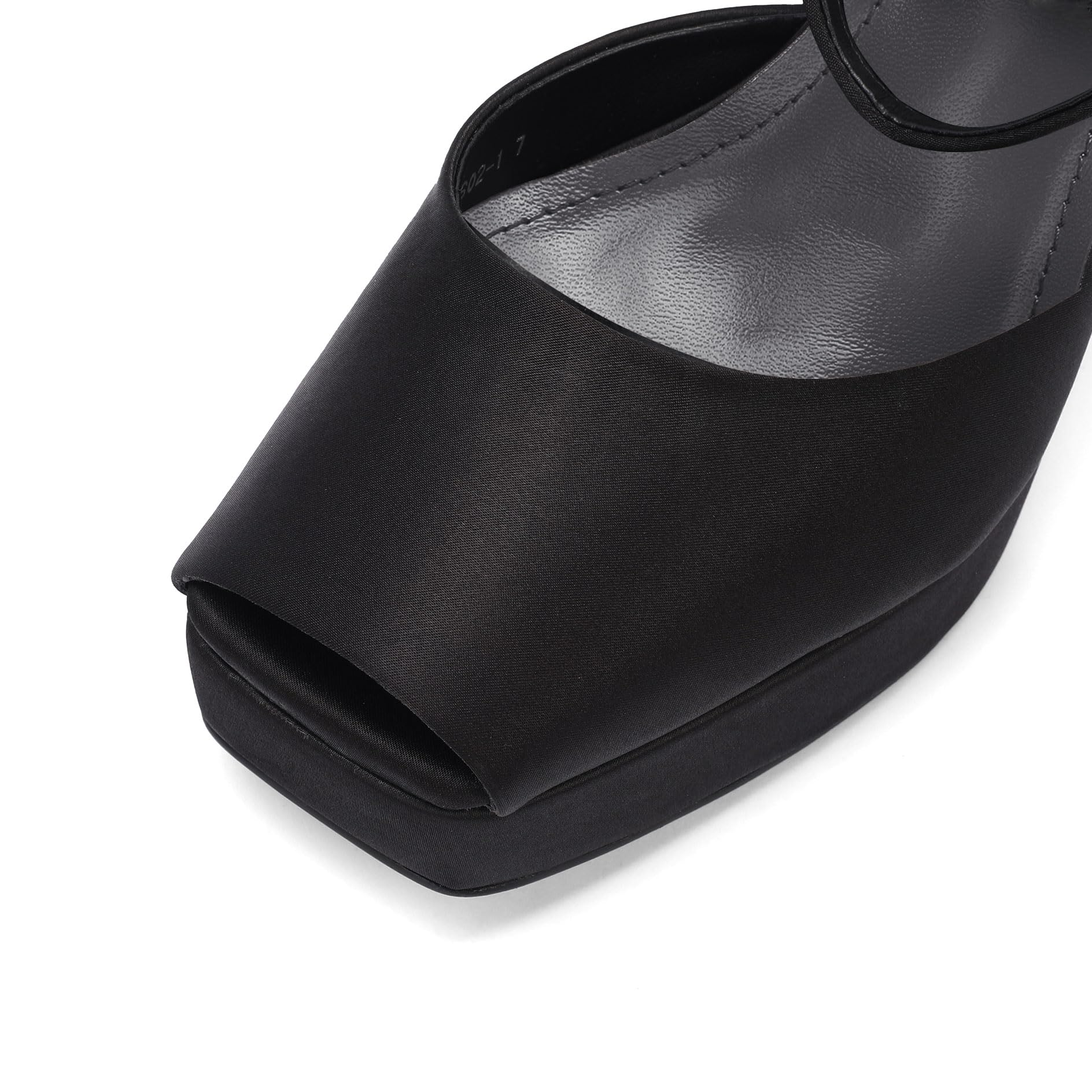 The Bianca Satin Platform Stiletto