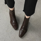 [Moloershow] 비앙카 포인티드토 스판 6.5cm 앵클부츠 (기본/기모)