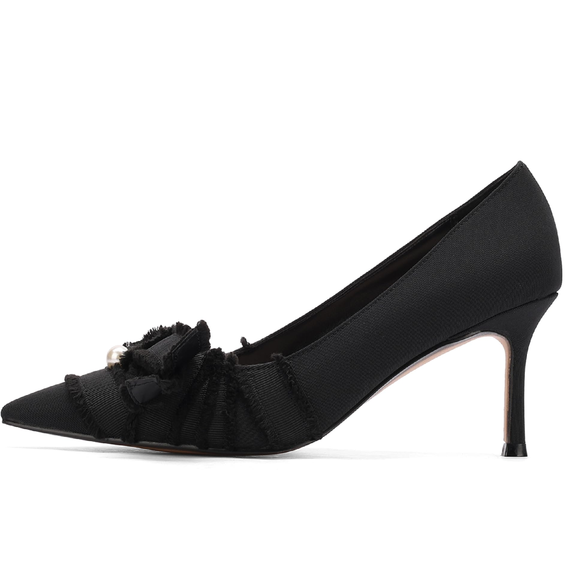 The Camilla Frayed Pearl Pump