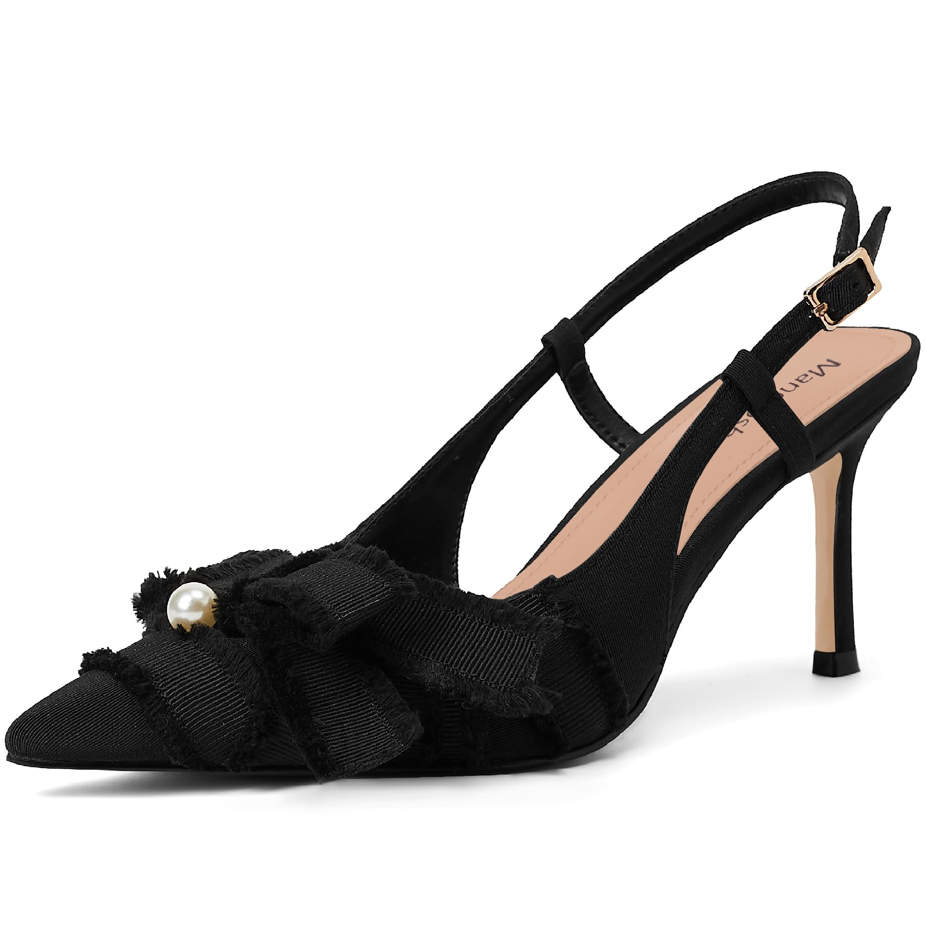 The Camilla Frayed Pearl Pump