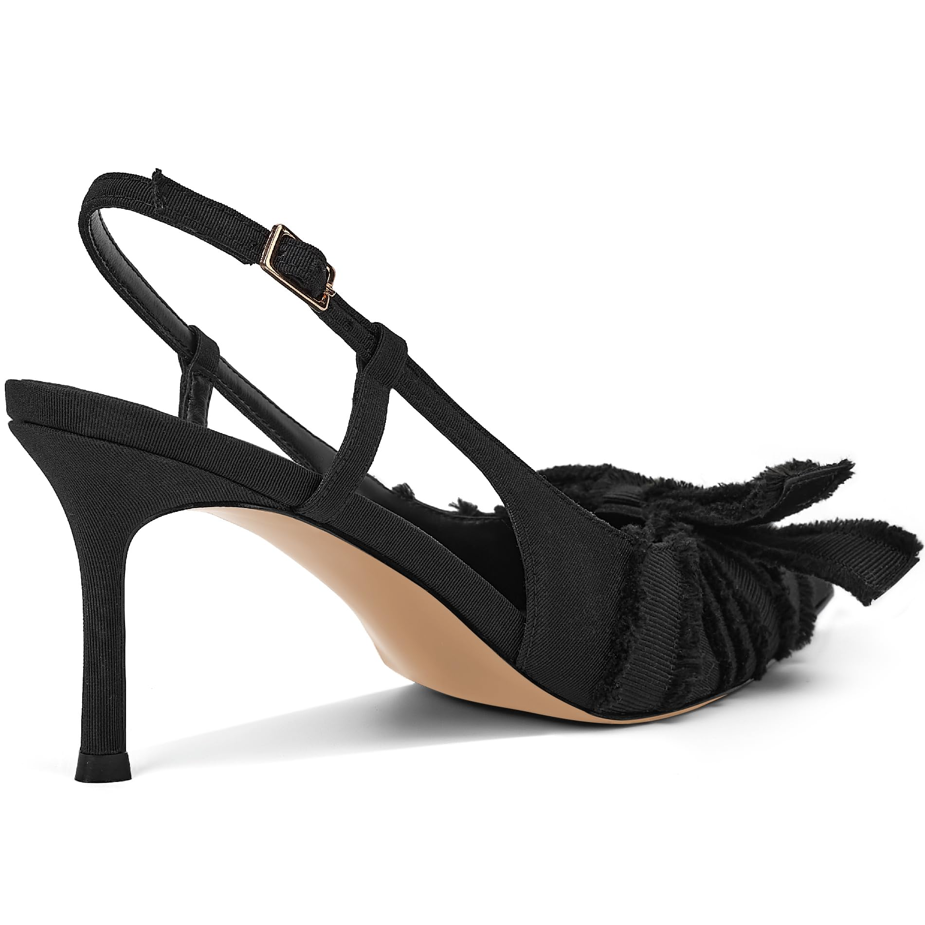 The Camilla Frayed Pearl Pump