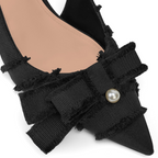 The Camilla Frayed Pearl Pump