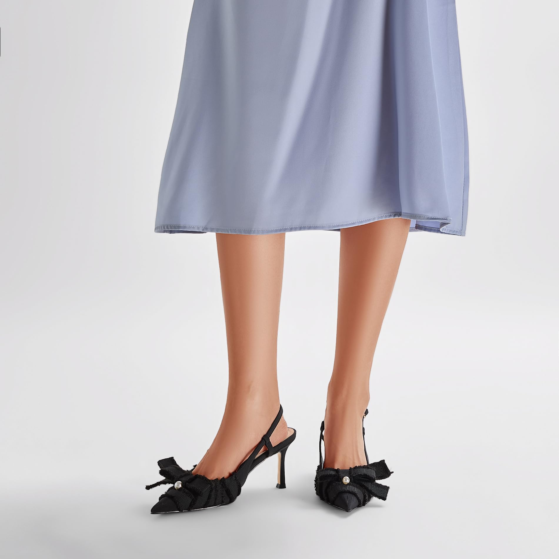 The Camilla Frayed Pearl Pump