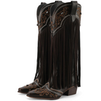 The Cheyenne Classic Fringe Western Boot