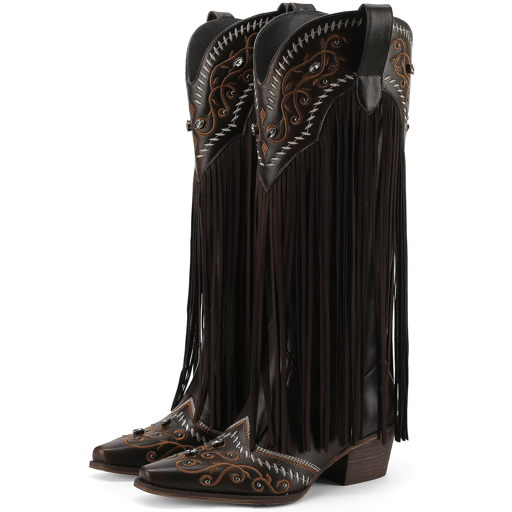The Cheyenne Classic Fringe Western Boot