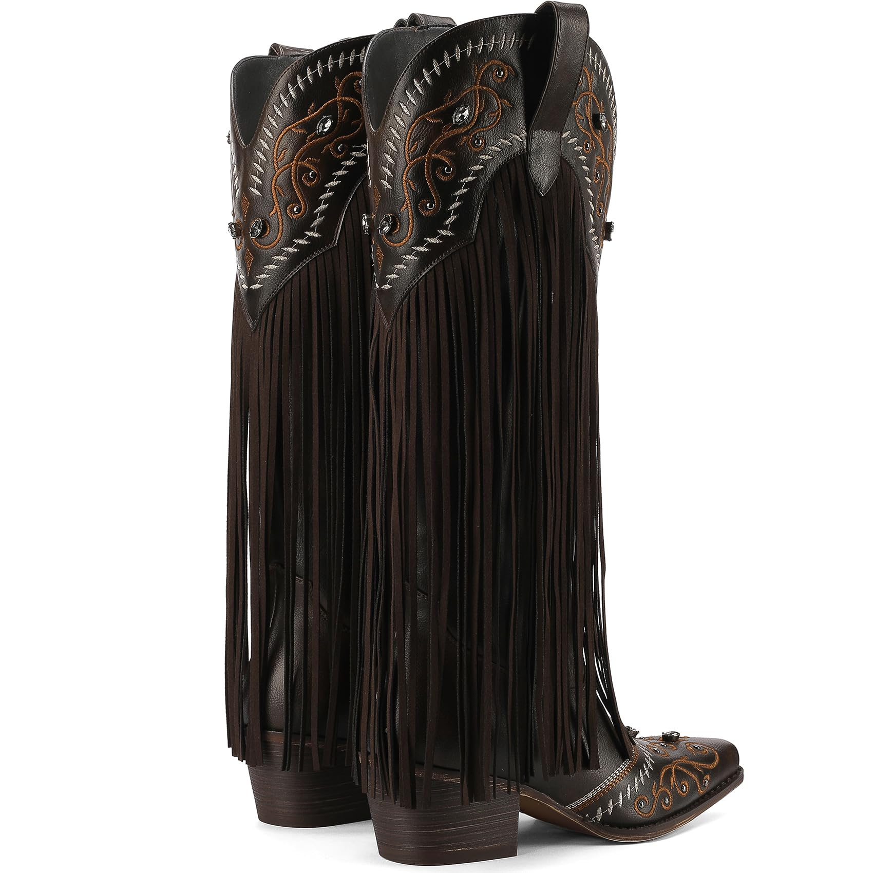 The Cheyenne Classic Fringe Western Boot