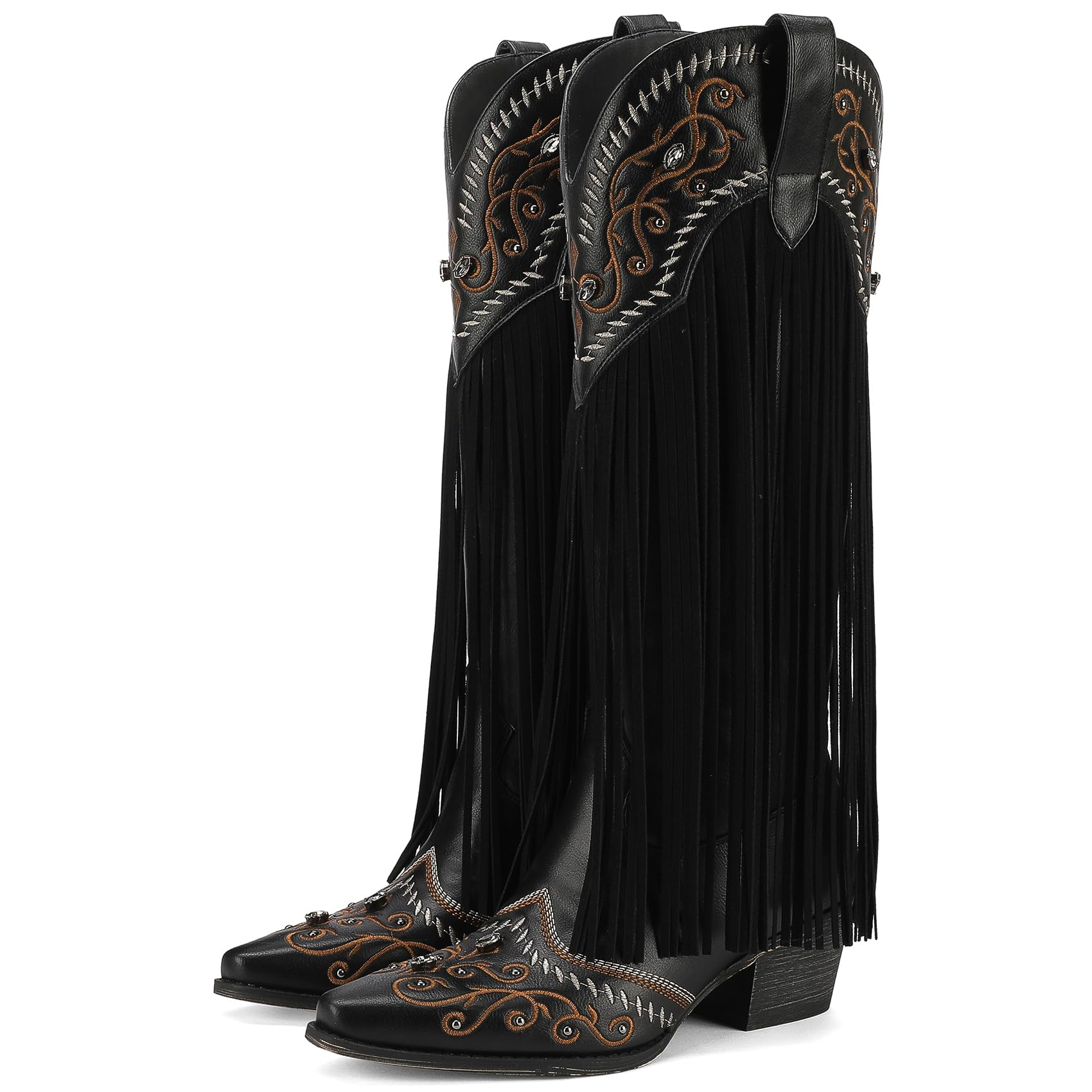 The Cheyenne Classic Fringe Western Boot