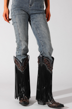 The Cheyenne Classic Fringe Western Boot
