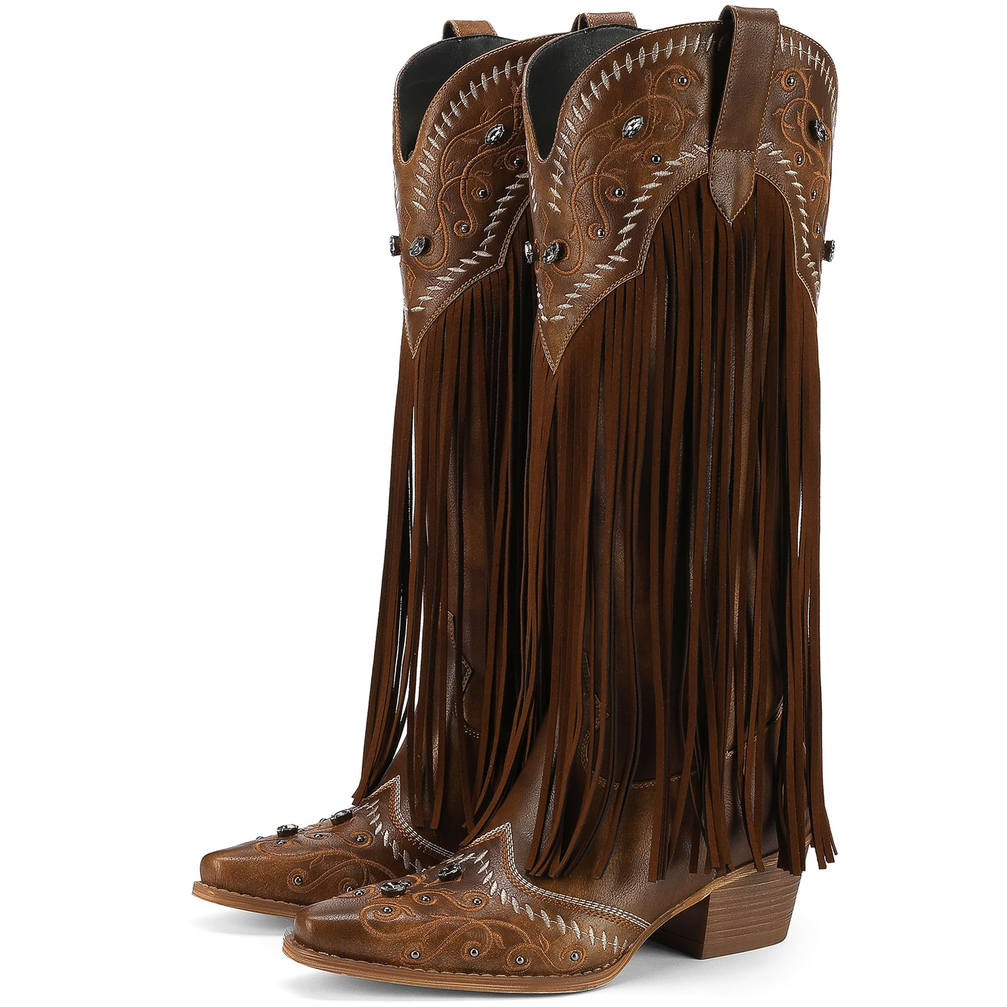 The Cheyenne Classic Fringe Western Boot