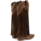 The Cheyenne Classic Fringe Western Boot
