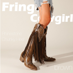 The Cheyenne Classic Fringe Western Boot