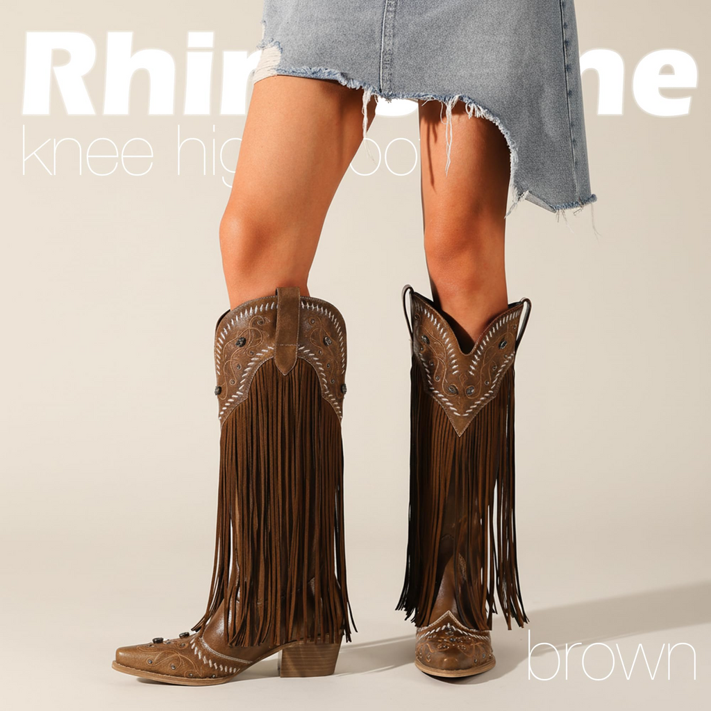 The Cheyenne Classic Fringe Western Boot