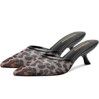 The Cleo Sheer Mesh Pointed Mule