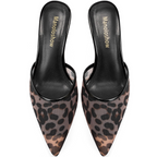 The Cleo Sheer Mesh Pointed Mule