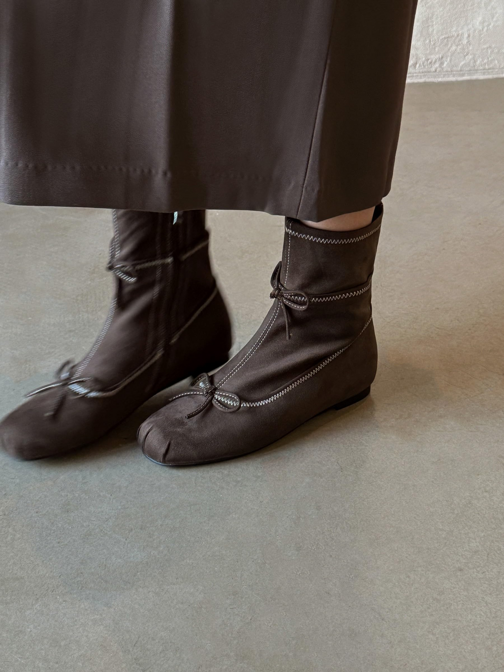 The Colette Ballet Bow Ankle Boot