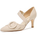 The Diana Circle Buckle Pump