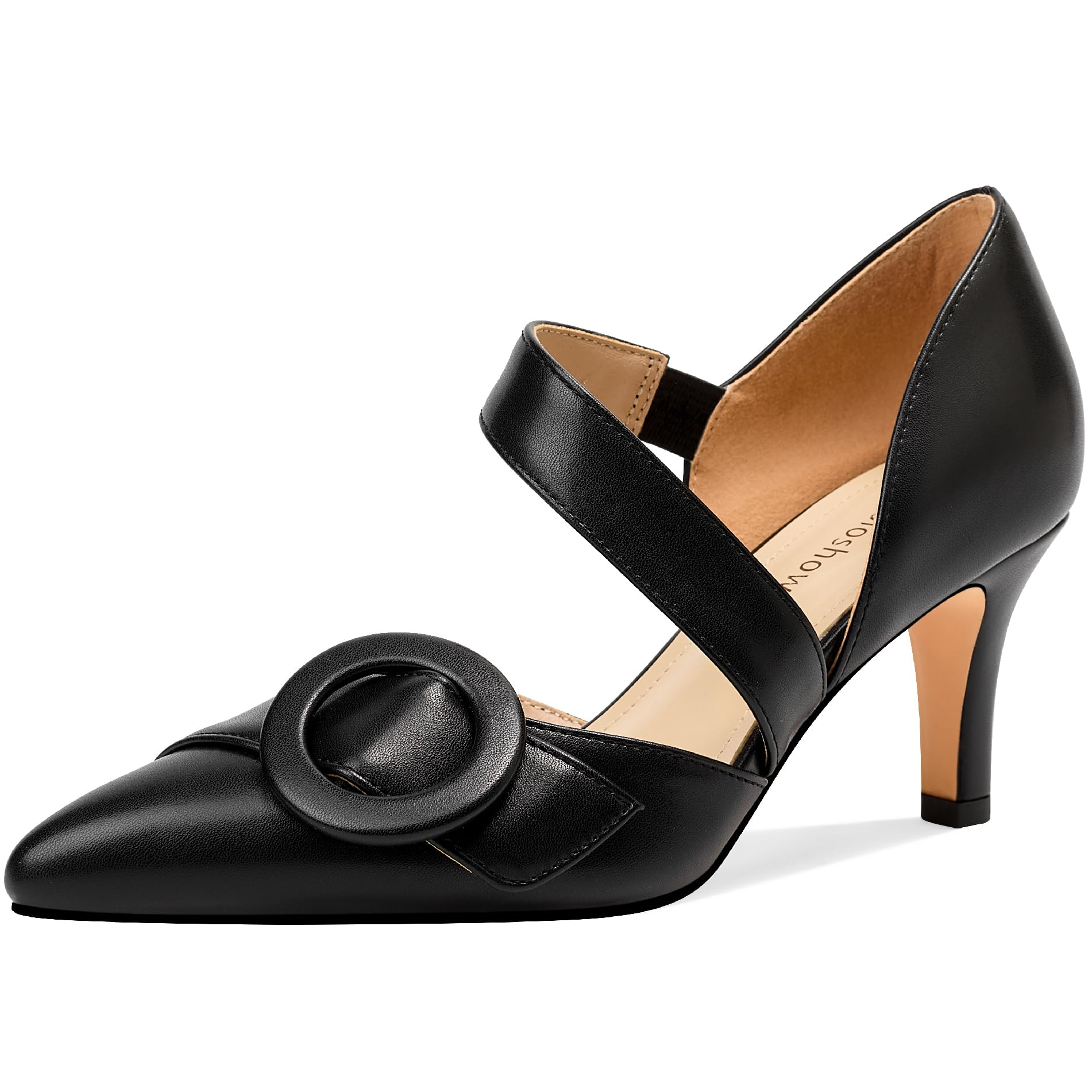 The Diana Circle Buckle Pump