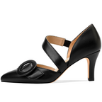 The Diana Circle Buckle Pump