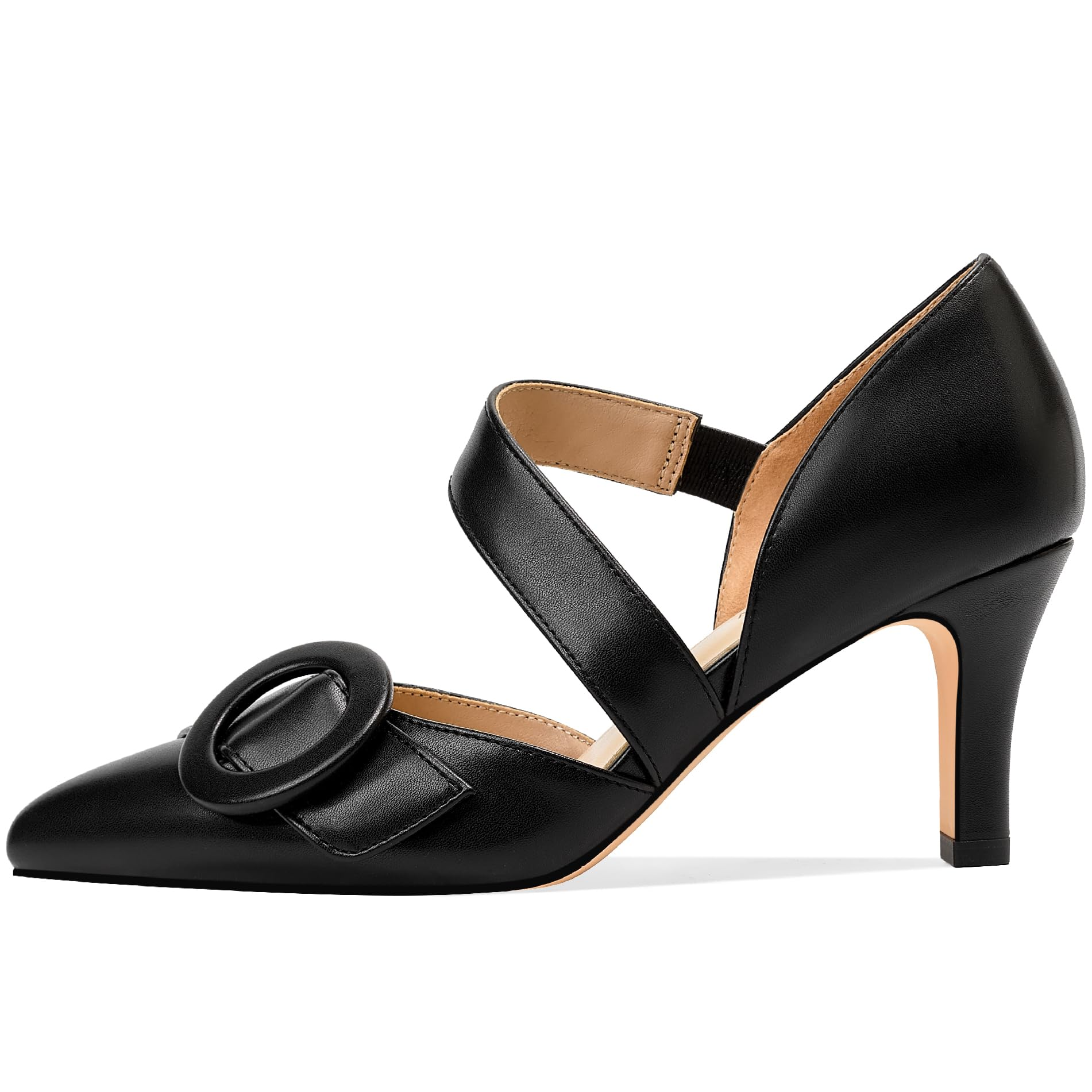 The Diana Circle Buckle Pump