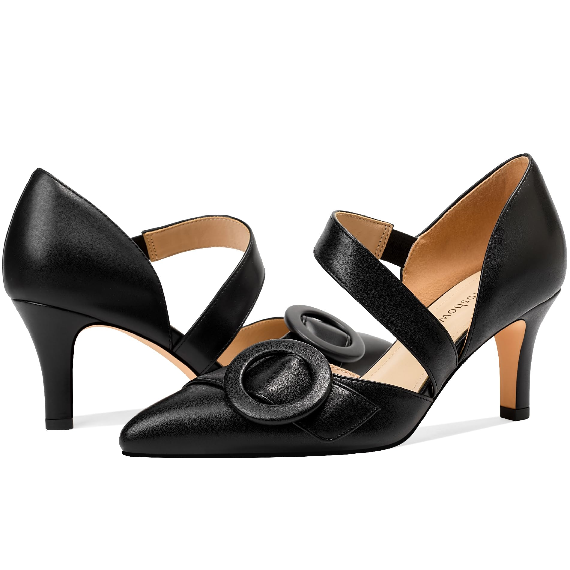 The Diana Circle Buckle Pump