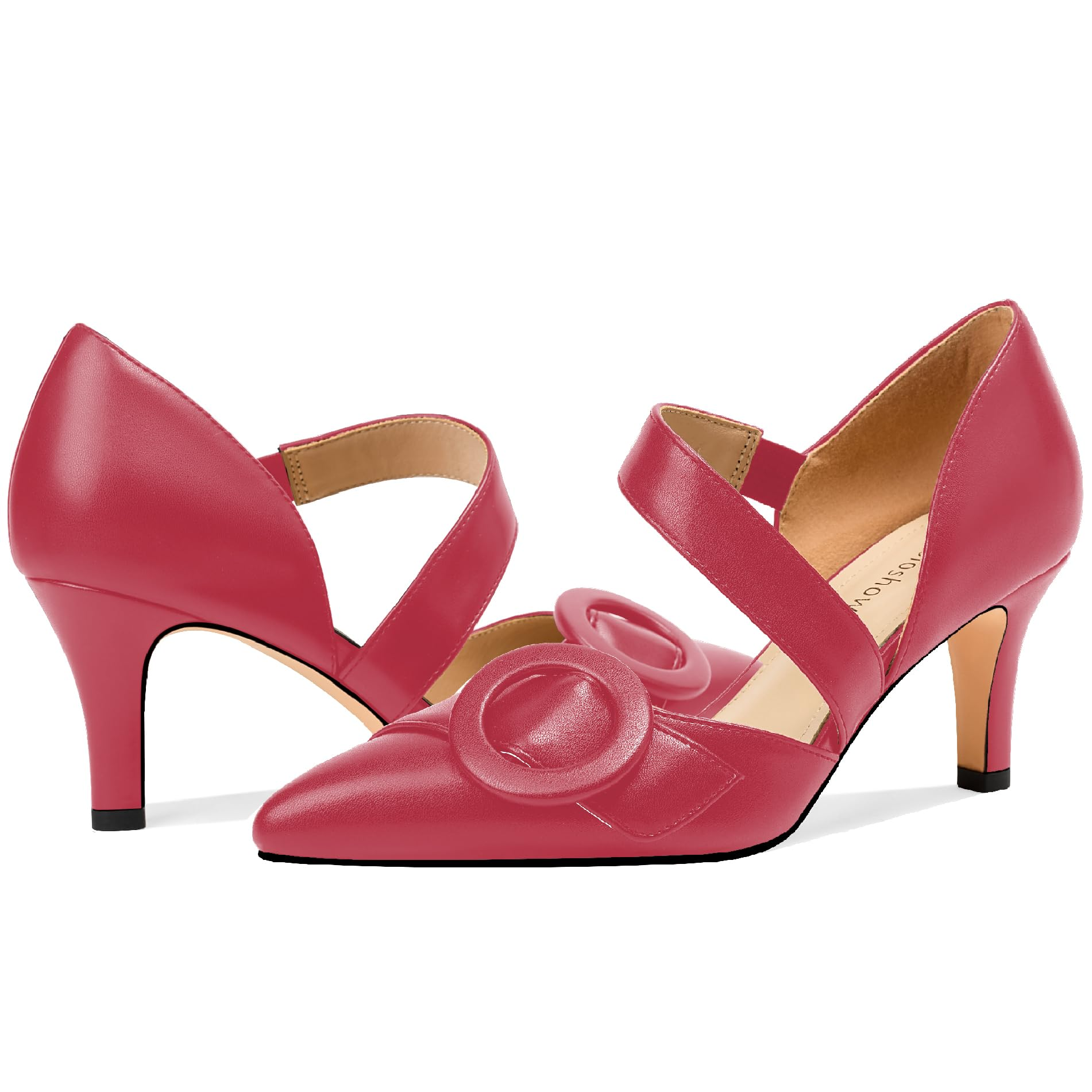 The Diana Circle Buckle Pump