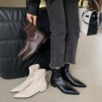 [Moloershow] 프레이야 포인티드토 스판 2.5cm 로우힐 슬림핏 부츠