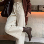 [Moloershow] 프레이야 포인티드토 스판 2.5cm 로우힐 슬림핏 부츠