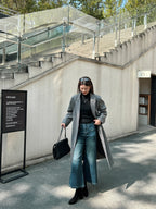 [Moloershow] 지아 스웨이드 라운드토 7cm 삭스부츠 (슬림핏)