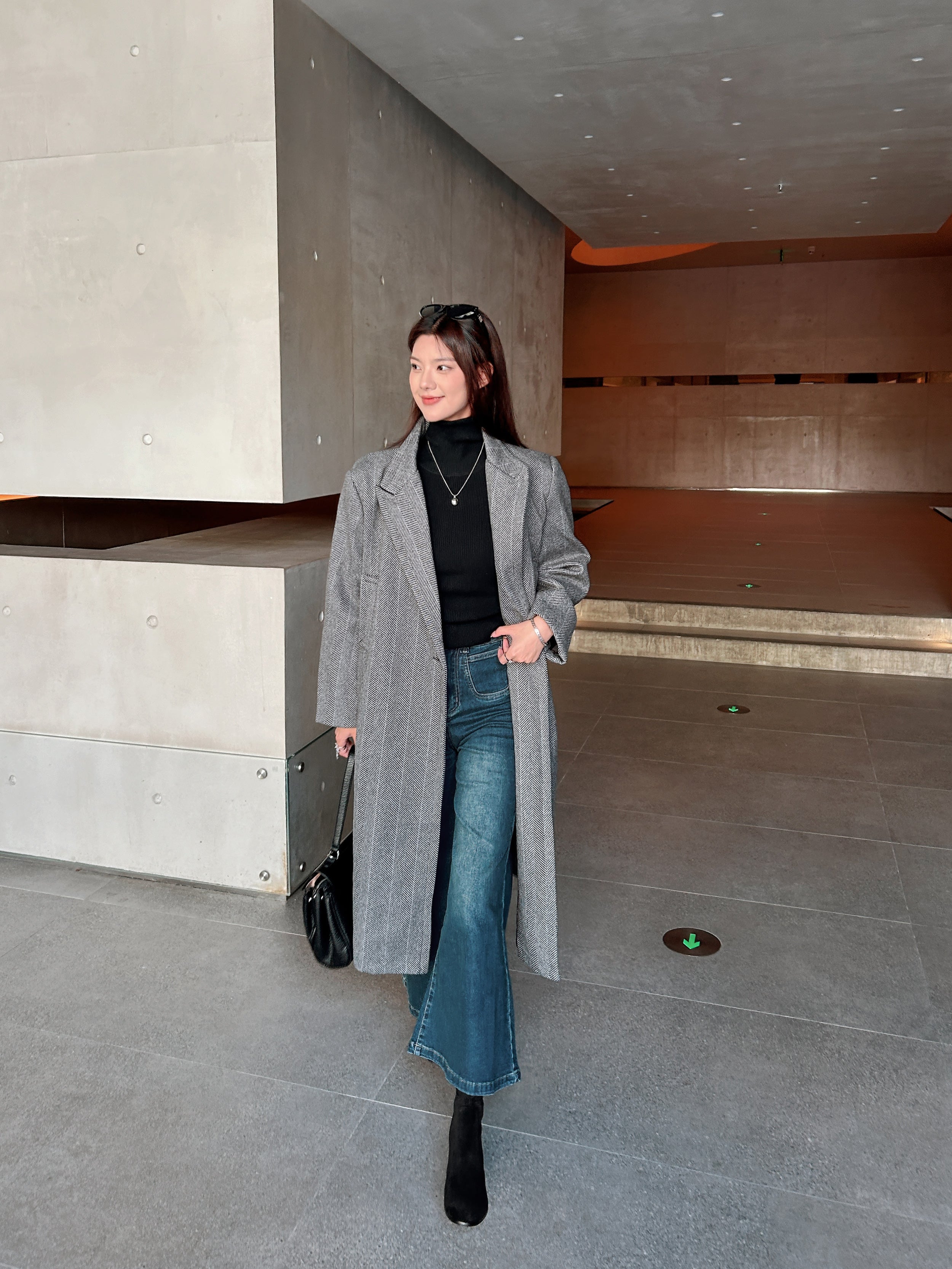 [Moloershow] 지아 스웨이드 라운드토 7cm 삭스부츠 (슬림핏)