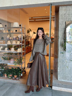 [Moloershow] 지아 스웨이드 라운드토 7cm 삭스부츠 (슬림핏)