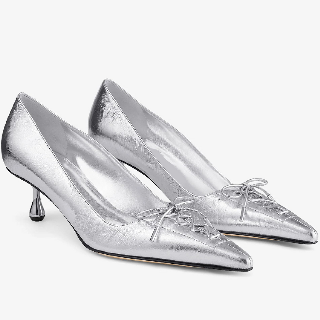 The Giselle Lace-Up Pointed Pump