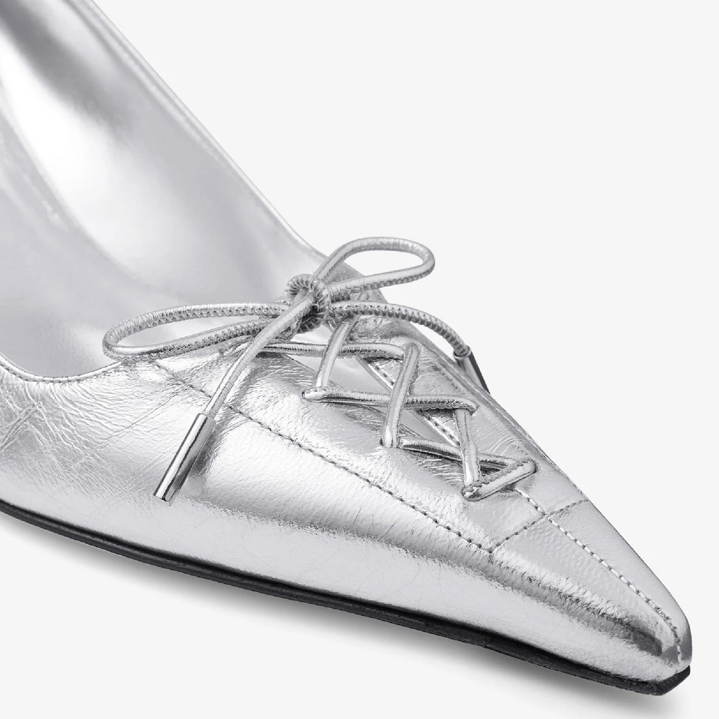 The Giselle Lace-Up Pointed Pump