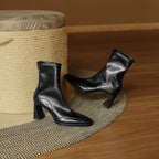 [Moloershow] 이사벨라 수제 양가죽 스퀘어토 7.5cm 고굽 부츠