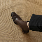 [Moloershow] 이사벨라 수제 양가죽 스퀘어토 7.5cm 고굽 부츠