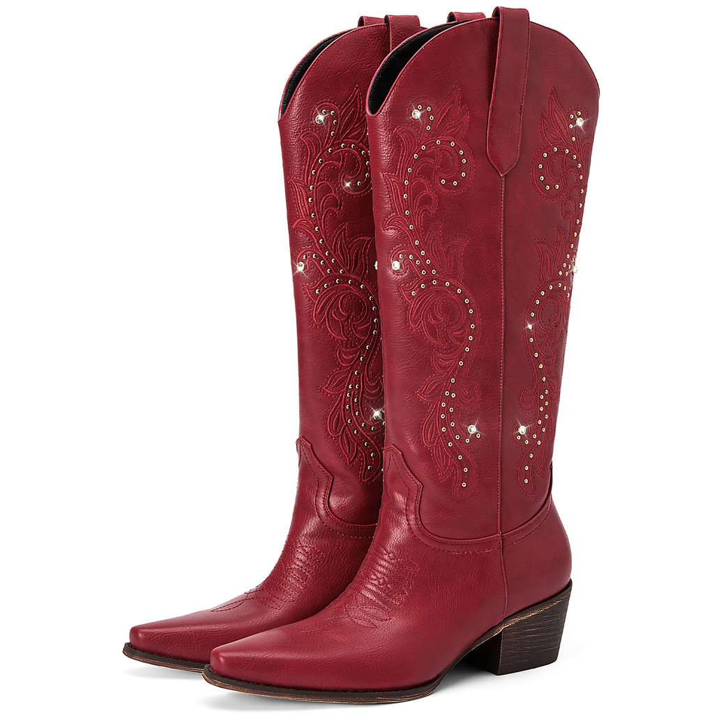 The Jolene Rhinestone Western Boot