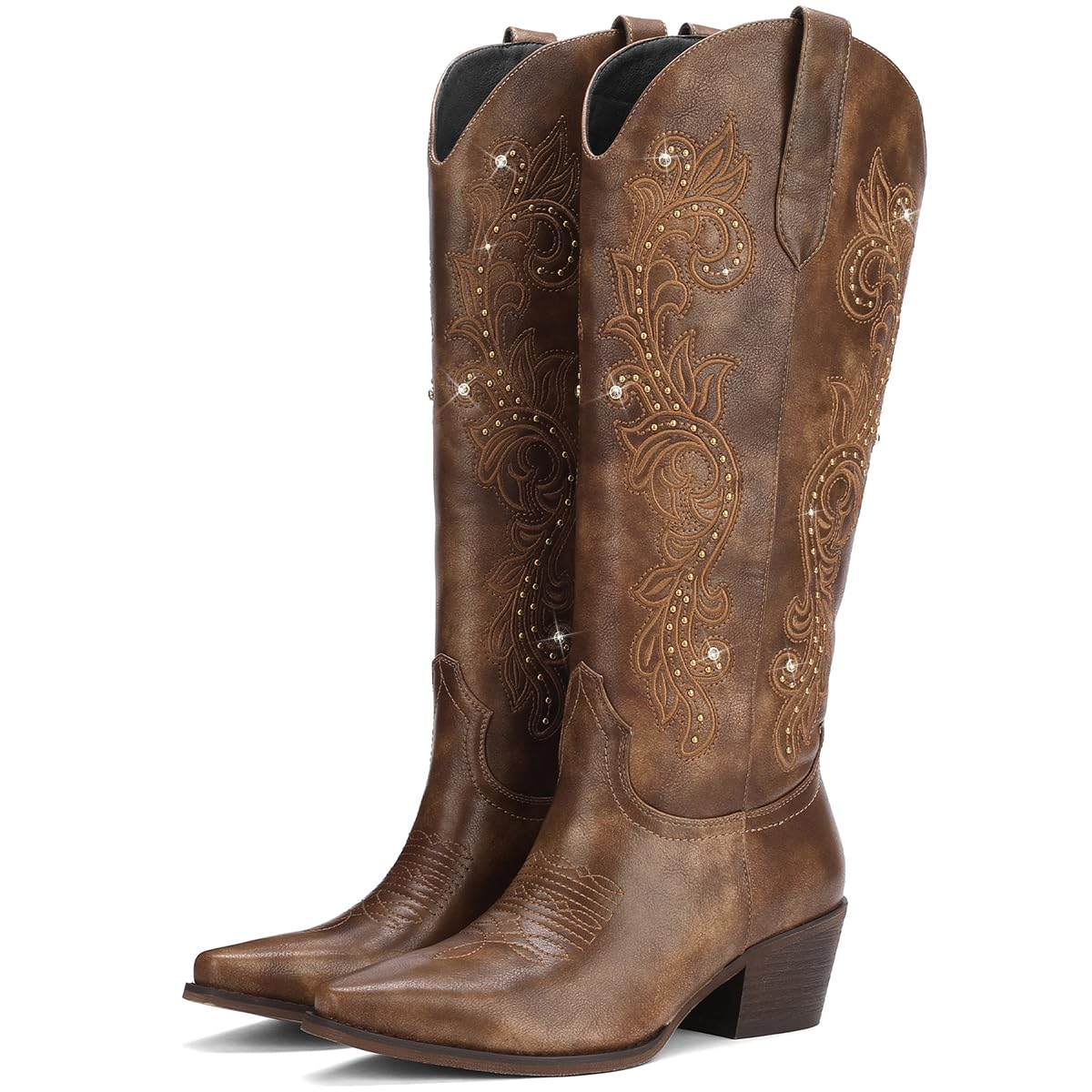 The Jolene Rhinestone Western Boot