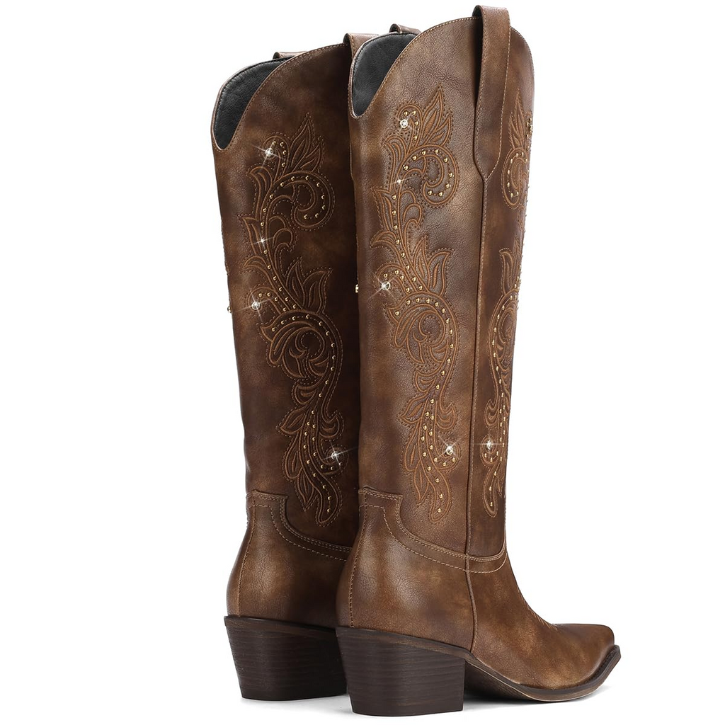 The Jolene Rhinestone Western Boot
