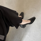 르 마레(Le Marais) 스퀘어 블록 펌프스 - 블랙