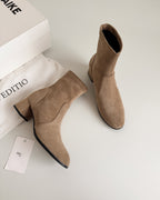 [Moloershow] 루나 라운드토 스판 5cm 삭스부츠 (33-40사이즈)