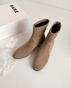 [Moloershow] 루나 라운드토 스판 5cm 삭스부츠 (33-40사이즈)