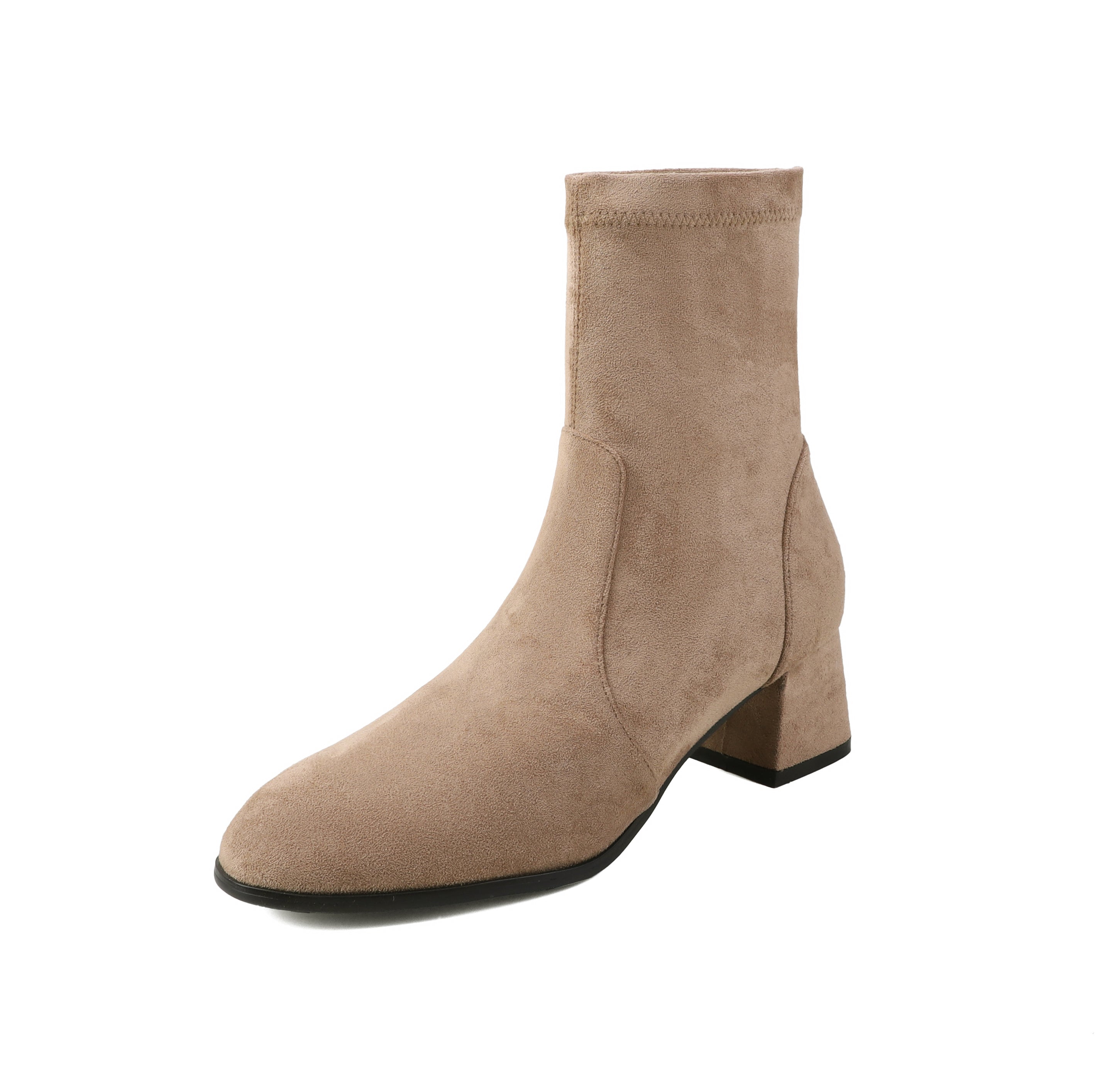 [Moloershow] 루나 라운드토 스판 5cm 삭스부츠 (33-40사이즈)