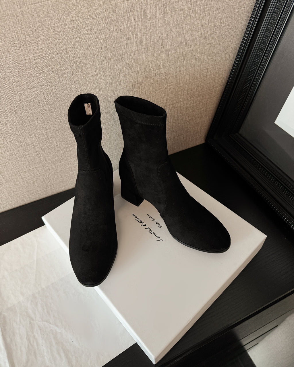 [Moloershow] 루나 라운드토 스판 5cm 삭스부츠 (33-40사이즈)