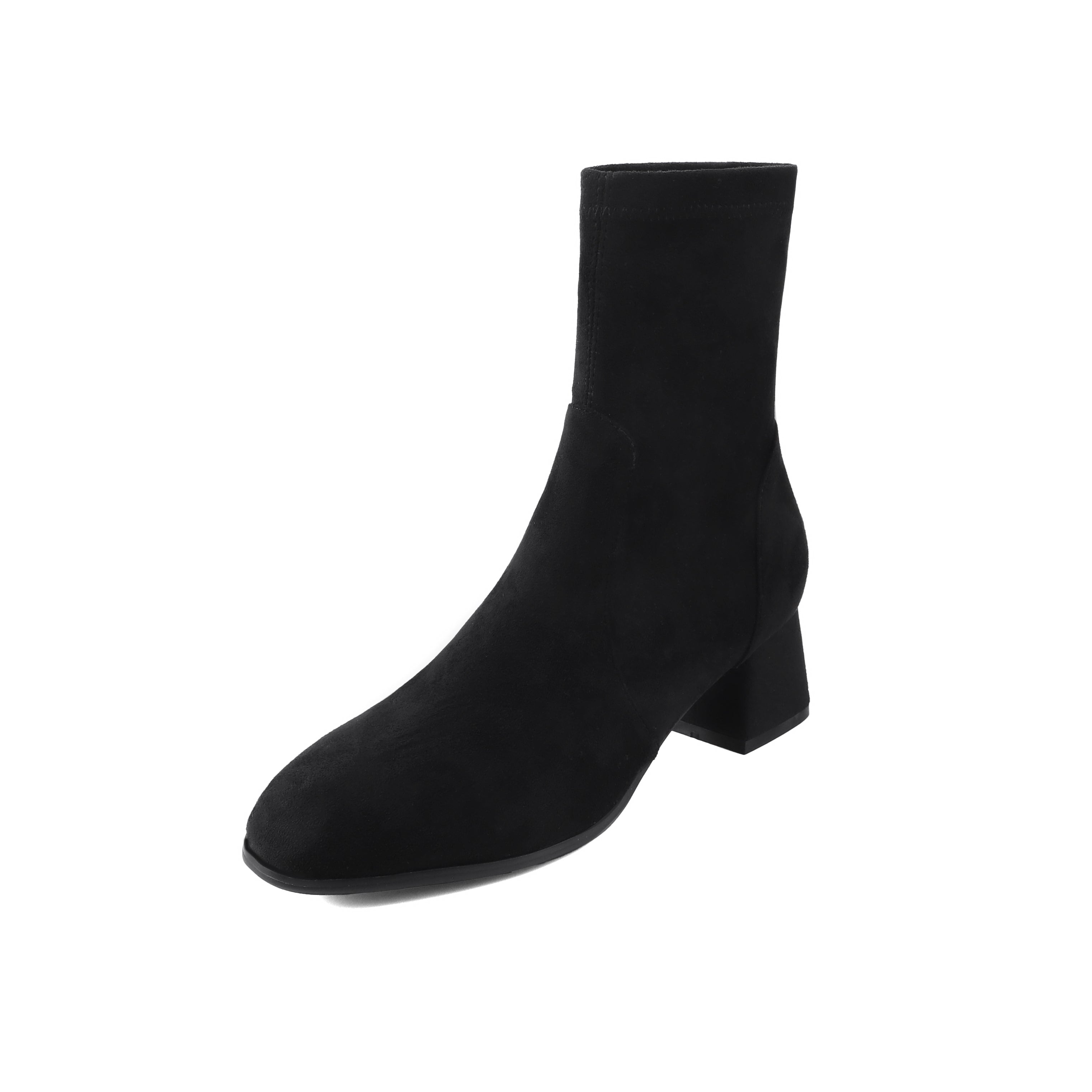 [Moloershow] 루나 라운드토 스판 5cm 삭스부츠 (33-40사이즈)