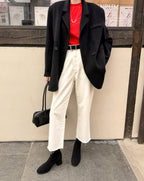 [Moloershow] 루나 라운드토 스판 5cm 삭스부츠 (33-40사이즈)